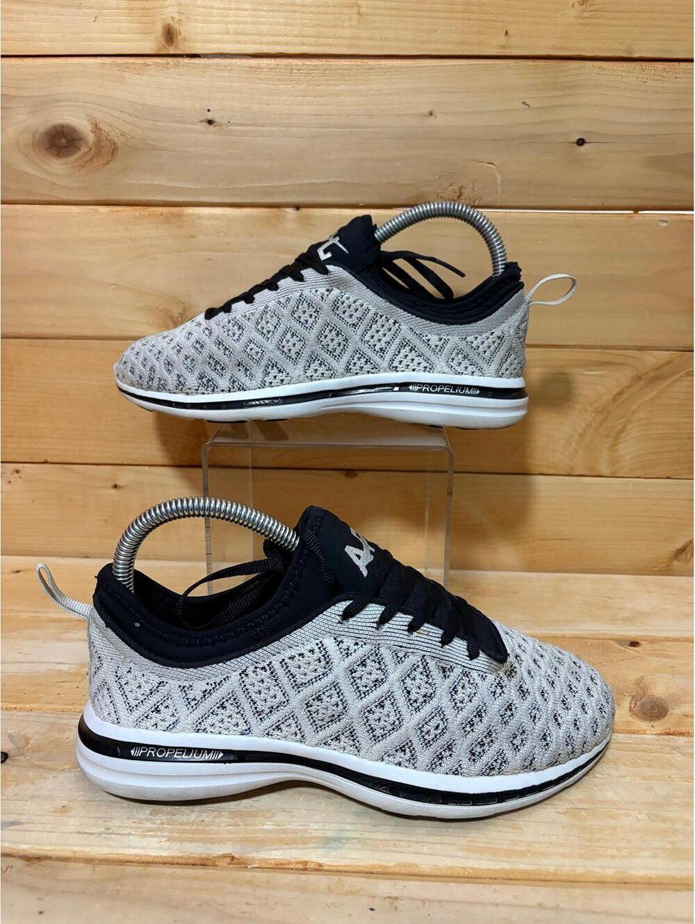 APL Techloom Phantom Gray Black Running Athletic Sneakers - Womens size 6